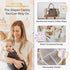Yunioo Baby Diaper Caddy Organizer, Portable Nursery Storage Basket with Sturdy Handle Diaper Caddy Basket, Car Caddy