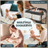31.5" 21.5" Use(Floral1) Baby Diaper Changing Pad x Extra Large Waterproof Absorbent Portable Changing Mat, Reusable