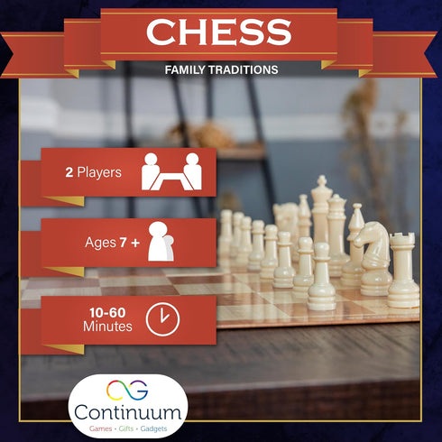 Continuum Games Family Traditions Chess Board Game