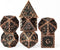UDIXI 7-Die Metal Dice Set, Polyhedral DND Dice for Role Playing and Tabletop Games (Ancient Copper)