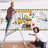 Construction Giant Coloring Poster for Kids Large Coloring Tablecloth Big Paper Sheets Page Dump Truck Table Cloth DIY