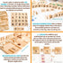 LITTLE BUD KIDS Counting Pegs - A Wooden Montessori Math Toy with Ten Frame Math Game, Addition and Subtraction Flash