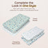 32"x16", 8" 100% 2 Pack, Baby Changing Pad Covers Girl Deep Pocket - Diaper Changing Pad Cover Nautical, Cotton Ocean