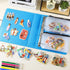 Windkream 16 Pack Sets 16 Felt Board Story Flannel Felt Story Board Pieces with a Multi Functional Pieces Storage