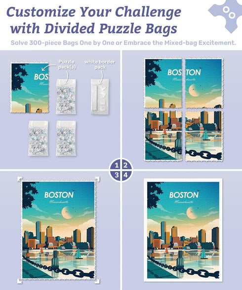 Fangyu Ma Plastic Jigsaw Puzzles for Adults, 2000 Pieces, It's Party Night, No Puzzle Mat Required