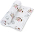 100% 47 47 Inches 3 Pack) LollyBanks Baby Swaddle Blanket, Cotton Muslin Swaddle Blankets for Boys and Girls, Large x