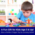Extra Soft, Endlessly Reusable Kids Modeling Clay, 10 Pk. Non-Toxic, Rainbow Color Play Dough Blocks for Creative Fun