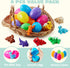 8 3D 8+) JOYIN Pcs Prefilled Easter Eggs with Printed Toys Mini Dinosaur, Articulated Toys, Basket Stuffers Fillers