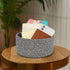 ABenkle 2 Pack Small Cotton Rope Woven Baskets, Cute Mini Storage Baskets for Nursery, Living Room & Montessori Shelf
