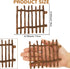 Realistic Toy Fence - Large Corral Fencing Panel Accessories Playset for Farm Fence Toys and Educational Gifts