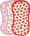 Burp Cloths for Baby Girls,3-Pack Extra Absorbent Burping Cloth Baby Washcloths Towel