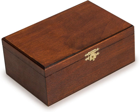 Wegiel Handmade European Professional Tournament Chess Pieces with Wood Storage Case