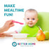 Premium Silicone Baby Spoons - 6 Pack, Self Feeding Training Utensils for Infants & Toddlers, Dishwasher Safe