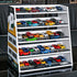 kivcmds 1/64 Kivmcds Hot Die Cast Wheel Display CaseFive-Tier Stepped car Model Display StandToy Car Storage Display