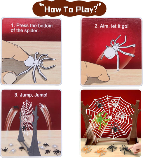 Ybgocot Family Games Spider Board Game - Fun Game for Kids Ages 4-8, Perfect for Boys and Girls