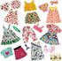 HOAKWA 18 Inch 18" 19 8 Sets American Doll Clothes and Accessories for Doll, Clothes Dress, Total Pcs Including