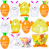 JOYIN 12 Pcs Easter Eggs Shell Bunny Shaped Novelty Themed Characters for