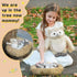 7 15 Inches Set MorisMos Pcs Owl Stuffed Animal with Babies Inside, Stuffed Owl Plush Toys with Little Baby Owls, Eggs