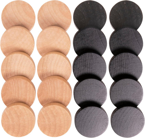 Fast Sling Puck Board Game - Small Wooden Family Games, Table Top Hockey for Adults & Kids