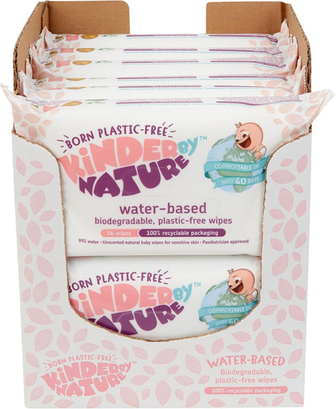 Jackson Reece Kinder by Nature Water-Based Baby Wipes - 56 Count (Case