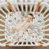 CaTaKu 27""x 39"", 325316134p821c876s1913 World Map Animal Crib Sheets for Baby Girls Boys,Neutral Mini Crib Mattress