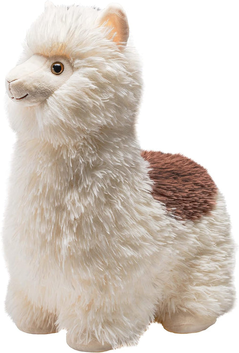 Wild Republic Snuggleluvs Alpaca - 15 inches Stuffed Animal, Weighted Plush Toy, Gift for Kids, Recycled Fill