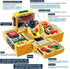 HONGTUO School Bus Toy with Sound and Light, Simulation Steering Wheel Gear Toy for Toddlers