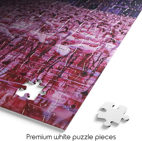 Buffalo Games - Kristina Makeeva - Pink Flamingo Palace, 500 Piece Jigsaw Puzzle for Adults