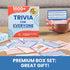 Loquacious Games 1000+ Trivia for Everyone Questions for Adults, Teens, and Families Fun Board Game for Party & Game