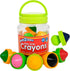 READY 2 LEARN Easy Grip Crayons - 6 Colors, Non-Toxic Toddler Crayons, Easy to Hold, Refills Available