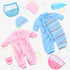 12 inch Set 2 3 4 5 Toy Choi's Twin Baby Dolls - Two Soft Black Body Babydoll with Rompers, Hat and Pacifier, Doll