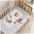 CNAFGBGG 3Pcs 27x14'' Diaper Changing Pad Waterproof Changing Mat Washable Reusable Cotton Travel Pad for Baby