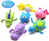 Floating Wind-up Bath Water Toys - 6 Pcs Sea Animal Bath Toy Set for Kids and Toddlers, Bathtub Playset