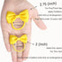 CÉLLOT Toddler Hair Accessories - 40pcs 2.75" Elastics Rubber Ribbon Bands, Bows for Baby Girls