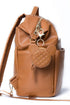 2 Miss Fong Pacifier Case with Clip & Cover, Holder Pod with Clasp, Holds Pacifiers or Nipple Shield (Diamond Brown)