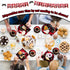 Gamer Theme Party Kit for 24 Guests - 97 Pcs Including Plates, Forks, Napkins, Bunting for Epic Gaming Decor