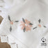 100% 40"x30" LAWKUL Baby Blanket Traceable Cotton Knit Receiving Blankets Soft Swaddle for Newbron Boy Girls White