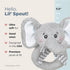 Bearington Collection Baby Lil' Spout, 5.5 in Gray Elephant Plush Stuffed Animal