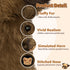 20 inch Onsoyours Original Weighted & Heatable Highland Cow Stuffed Animals, Microwavable Plushies for Stress Relief