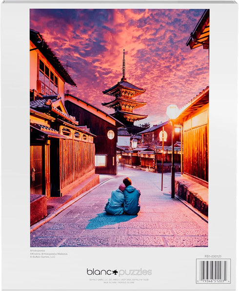 Buffalo Games - blanc - Lost in Kyoto Japan, 1000 Piece Jigsaw Puzzle