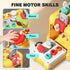 3 4 5 iPlay, iLearn Toddler Busy Bus Toy, Kids Take Apart School Bus W/Tools, Steering Wheel & Gears, Push Go Assemble