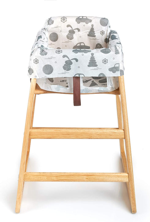 Disposable High Chair Covers for Restaurant and Home - 10 Pack for Baby Kids Toddlers to Protect Against Germs