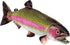 Fishing Stuffed Animal - Sockeye Salmon Trout Bass Plush Toy for Kids, 14" Rainbow Trout Gift