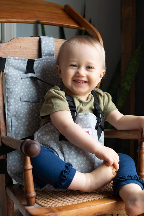 Portable Chair Strap - Travel Dining Seat Cover for Babies & Toddlers | Portable Baby Chair for Travel | Compact