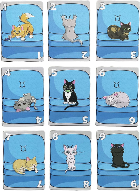 Couch Kittens Card Game - Quick and Easy 2 Player Game for Cat Lovers by The Dusty Top Hat