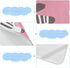 SyXIOP 28" 52" Happy Valentine Cartoon Cartoon Animal Pink Cooling Baby Crib Mattress Sheets x Absorbent Mattress