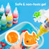 10 Gels(7 12 Klever Kits Glow-in-The-Dark Water Gel Kit, Magic Fairy Water Pets Toy Kit with Glow-in-The-Dark Gels)