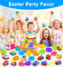 24 Pack Ellinjan Prefilled Easter Eggs with Toys Inside, Pull Back Cars Easter Eggs with Construction Vehicles, Easter