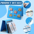 Windkream 16 Pack Sets 16 Felt Board Story Flannel Felt Story Board Pieces with a Multi Functional Pieces Storage
