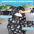 Orzbow Universal Sun Shade for Stroller, Detachable UPF 50+ Cover with See Through Mesh Window, Cute Cat Sun Protection